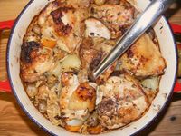 One Pot Autumn Herby Chicken with Butter Toasted Rice