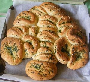 Buttery Herb Christmas Tree