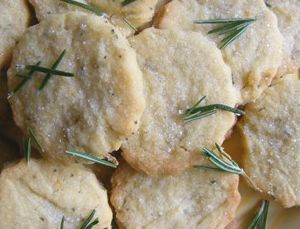 Lemon and Rosemary Sablés
