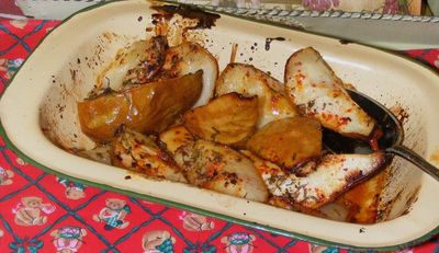 Spiced Rosemary Pears